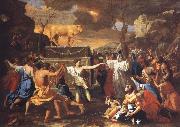 Nicolas Poussin The Adoration of the Golden Calf oil painting